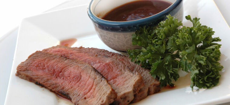 Grilled Tri-Tip with Cabernet BBQ Sauce
