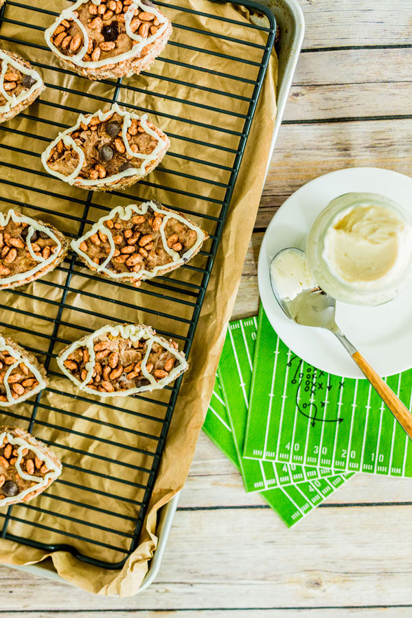 Krispies with icing Krispies with icing