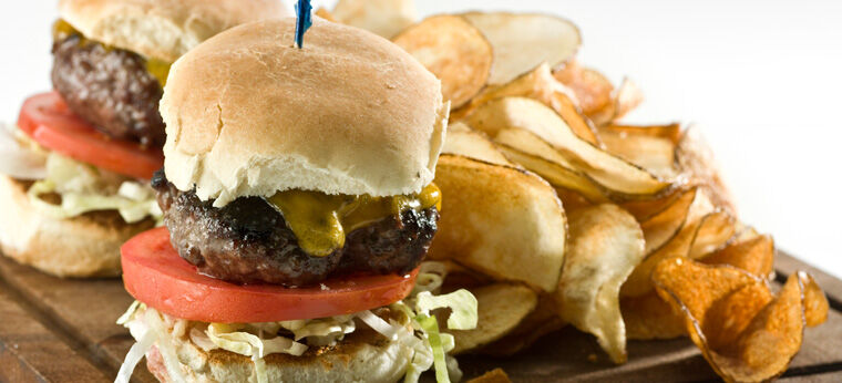 Grilled Mini Lamb Burgers with Merlot Mustard