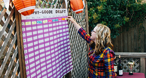 Fantasy Football Draft Board DIY