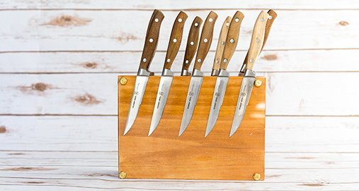 Wood Block Knife Holder